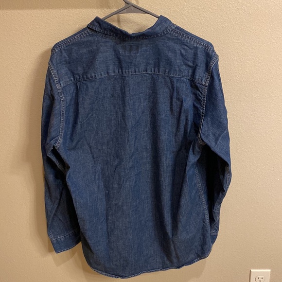 Denim Wrangler button down long sleeve - Picture 2 of 3